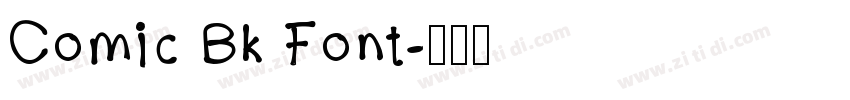 Comic Bk Font字体转换